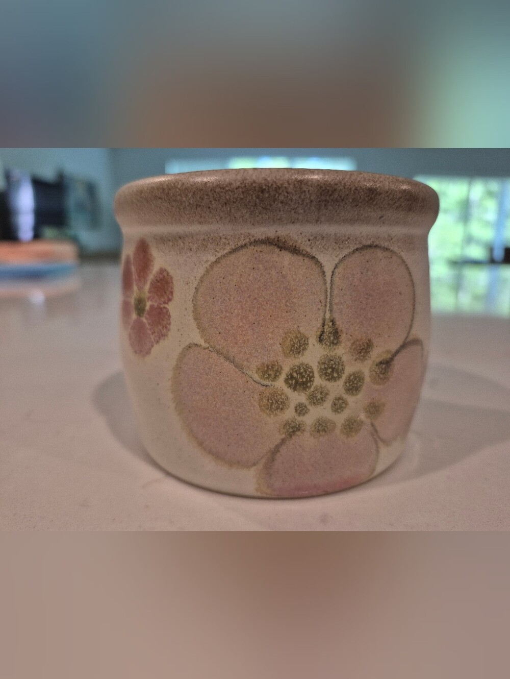 Vintage Denby Gypsy Sugar Bowl Open Top No Lid English Stoneware 1970s - 1980s